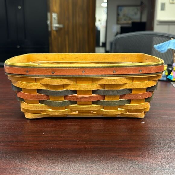 Longaberger Basket with Protector - Picture 1 of 8